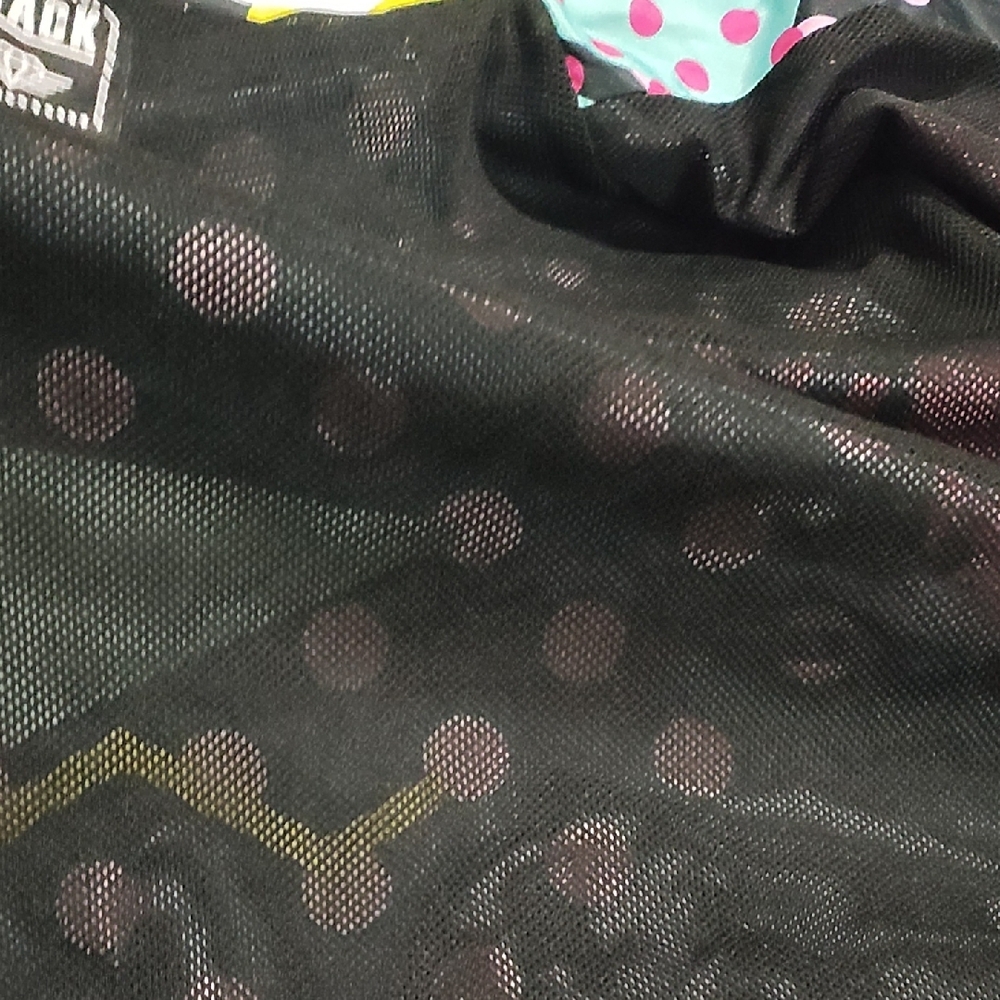 Blackjack Women's Vibrant Geometric Patterned Windbreaker Size‎ L - Picture 11 of 11